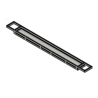 41-130-0 MODULAR SOLUTIONS TIE PLATE 45MM X 180MM CREATES RIGHT ANGLE, MOUNTING HARDWARE NOT INCLUDED